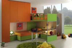 Интерьер кухни детских спален