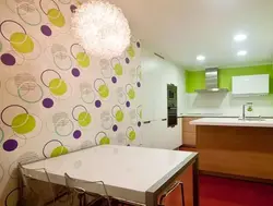 Circles in the kitchen interior