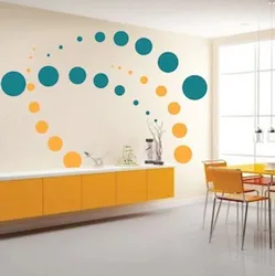 Circles in the kitchen interior