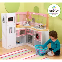 Room interiors children's kitchens