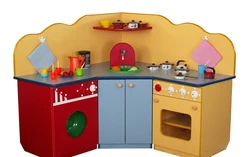 Room interiors children's kitchens