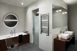 Хром в интерьере ванной