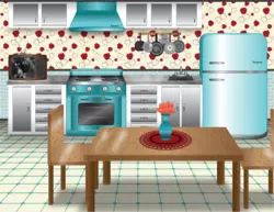 Interior for children kitchen