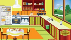 Интерьер для детей кухня