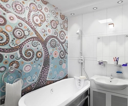 Patterns in the bathroom interior