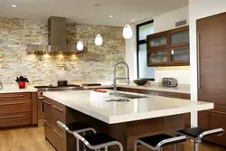 Blocks in the kitchen interior