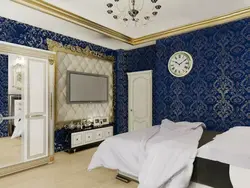 Bedroom interior with ornament