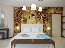 Ornamentli yataq otağı interyeri