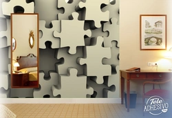 Puzzle in the living room interior