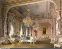 Living room interior in palaces