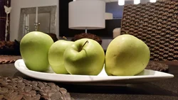 Яблык у інтэр'еры кухні