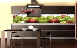 Apple in the kitchen interior