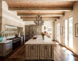 20th century kitchen interior