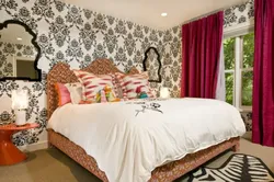 Bedroom Interior With Patterns