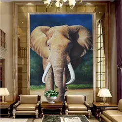 Elephant in the living room interior