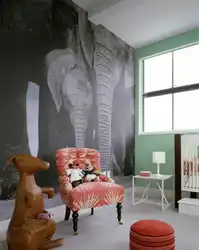 Elephant in the living room interior