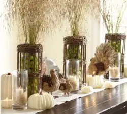 Reeds in the kitchen interior