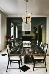 Marble Table Kitchen Interiors