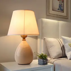 Lampshades in the bedroom interior