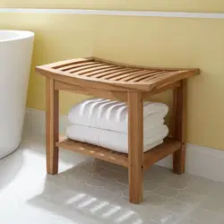 Chair in the bathroom interior