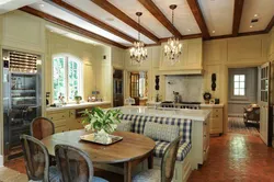Chateau kitchen in the interior