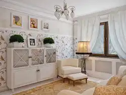 Living room bedroom interior Provence