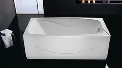 Straight bathtubs in the interior