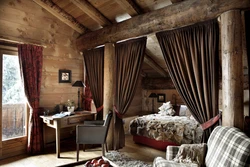 Living room bedroom interior country style