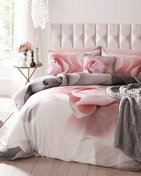 Bed linen as bedroom interior
