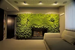 Искусственные растения в интерьере спальни