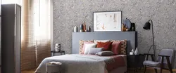 Artex Wallpaper In The Bedroom Interior