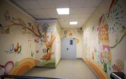 Interior of the hallway and children's room