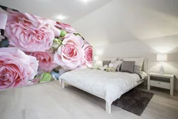 Rose Flowers In The Bedroom Interior