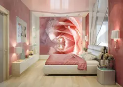 Rose Flowers In The Bedroom Interior