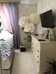 Rose Flowers In The Bedroom Interior