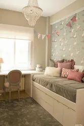 Bedroom interior with children's sofa