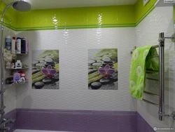 Bathroom interior with primavera tiles