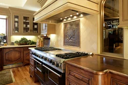 Kitchen Interior Stove And Sink