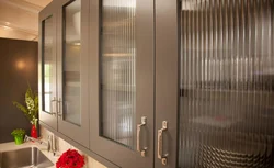 Frosted Glass In The Kitchen Interior