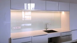 Frosted Glass In The Kitchen Interior