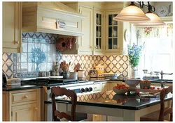 Country Tiles In The Kitchen Interior