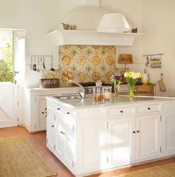 Country Tiles In The Kitchen Interior