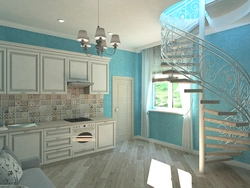 Turquoise Provence Kitchen In The Interior