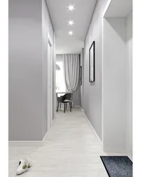 Light laminate in the hallway interior