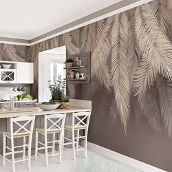 Wallpaper Fern In The Kitchen Interior