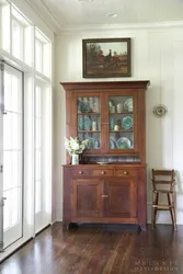 Antique Buffet In The Kitchen Interior