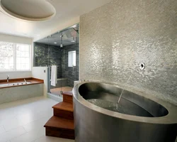 Stainless Steel In The Bathroom Interior