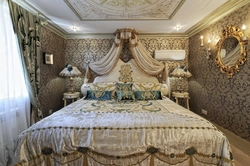 Bedroom interior in luxury style