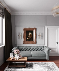 Molding In The Neoclassical Living Room Interior