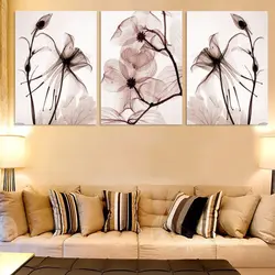 Flower posters for living room interior